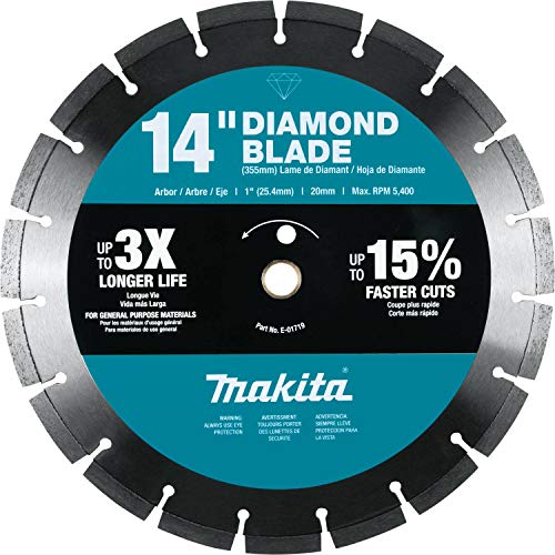 Makita E-01719 14' Diamond Blade, Segmented, General Purpose