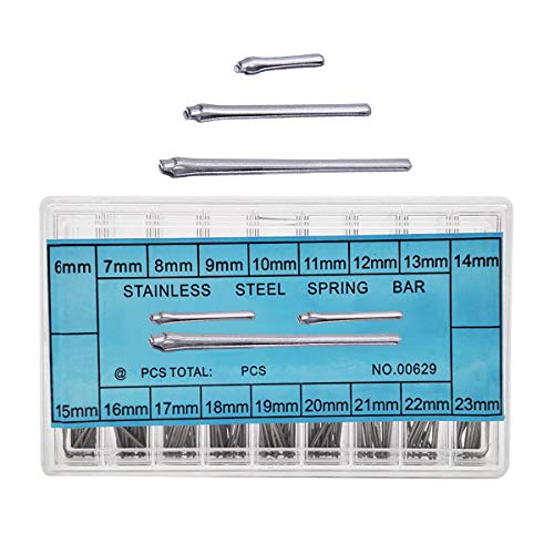 NIBD Watch Band Spring Bars 6-23mm Watch Strap Link Pins Watchmaker AssortmentStainless Steel Link Cotter Pins 360Pcs Watchmaker Watch Repair Kit