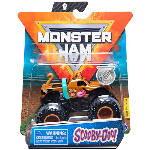 Monster Jam, Official Scooby Doo Truck, Die-Cast Vehicle, Ruff Crowd Series, 1:64 Scale