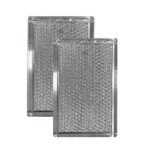 2-Pack Air Filter Factory Replacement For LG 5230W1A012B Microwave Oven 12-Layer Aluminum Grease Filters