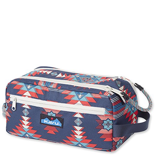 KAVU Grizzly Kit Accessory Bag Padded Lightweight Travel Case, Mojave