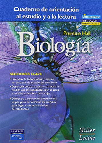 PRENTICE HALL MILLER LEVINE BIOLOGY GUIDED READING AND STUDY WORKBOOK STUDENT SPANISH EDITION 2004