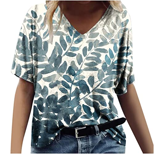 Womens Tops Dressy Casual Sexy Summer Blouses Black Blouses for Women Business Casual Tshirts Shirts Graphic Vintage Oversized Summer Clothes for Women 2024 Vacation Cruise Letter Print Tee