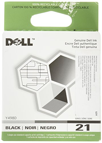 Dell Computer Y498D 21 Standard Capacity Black Ink Cartridge for V313w/V515w/P513w/V715w/P713w
