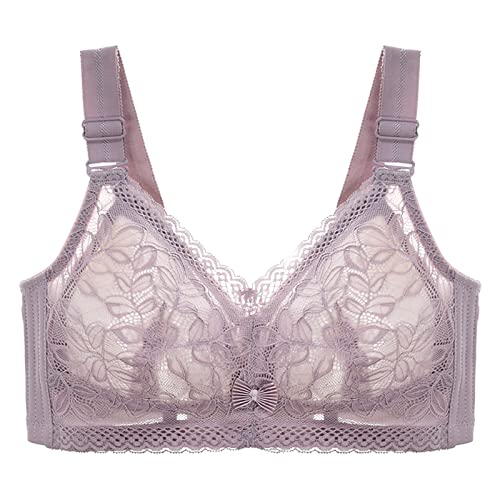 Sport Bras with Padding for Women Bride DVD True & Co Bandeau Bra Full Back Support Loungeries for Women Sexy Top Deal Purple