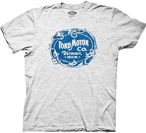Ripple Junction Motor Logo Adult Crew Neck T-Shirt Large Heather Grey