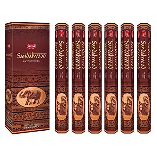 Hem Sandalwood Incense Stick (6x20 Pack)