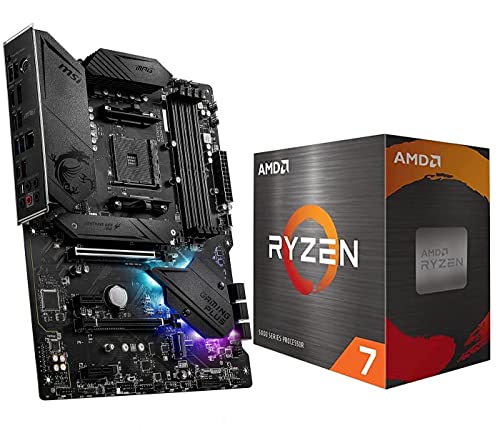 Micro Center AMD Ryzen 7 5700X 8-Core 16-Thread Unlocked Desktop Processor Bundle with MSI MPG B550 Gaming Plus ATX Gaming Motherboard (AMD AM4, DDR4, PCIe 4.0, M.2)