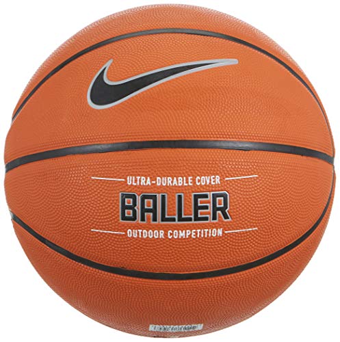 Nike Baller Basketball Full Size (29.5', Ages 13+) Amber/Black/Metallic Platinum