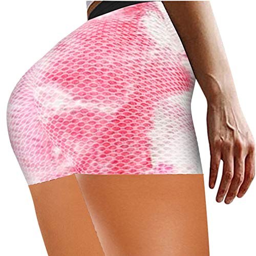 Bblulu Yoga Shorts for Women Tummy Control High Waist Biker Shorts Workout Butt Lifting Tights Non See-Through Short Pants