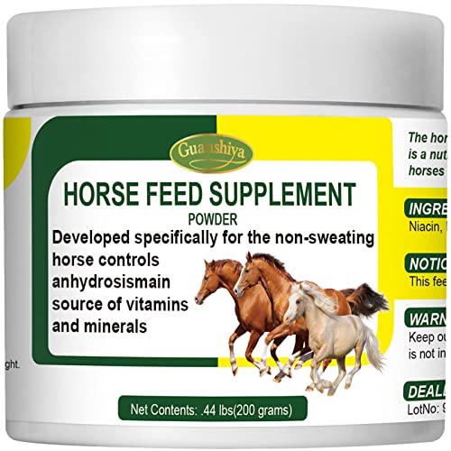 Equine Supplement for Anhidrosis - Promoting Healthy Temperature Regulation in Non-Sweating Horses