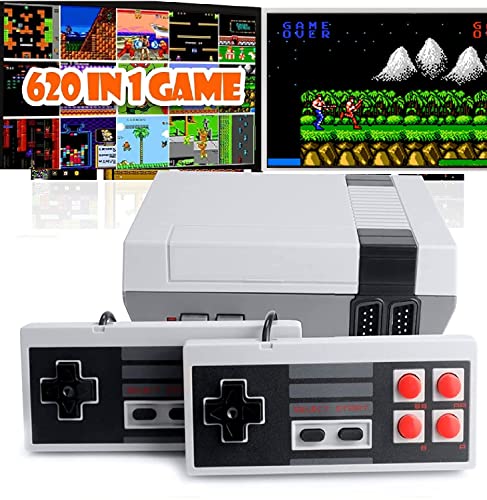 HDMI Classic Edition Console Classic Mini Console,Super Retro Game Console Classic Mini HDMI System with Built in 620 Old School Video Games, Plug and Play HD-OUT TV Game Console (Consoles-HD)