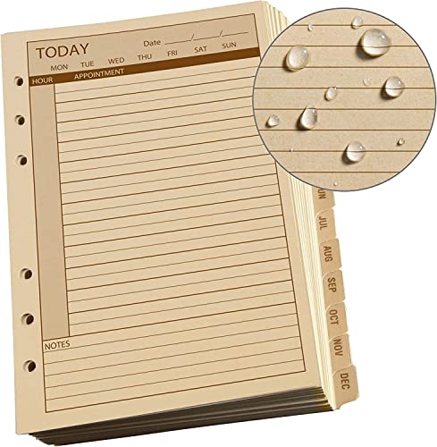 Rite in the Rain Weatherproof Daily Calendar Set, 5' x 7', Tan Sheets, 365 Days (No. 9260D)