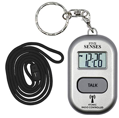 Atomic English Talking Watch! - Sets Itself 5 Senses Talking Pendant Plus Key Chain Interchangeable UK & USA User only -1281A