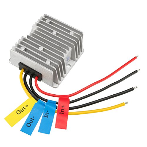 uxcell Power Voltage Converter DC12V/24V to DC6V 20A 120W Waterproof Voltage Convert Transformer