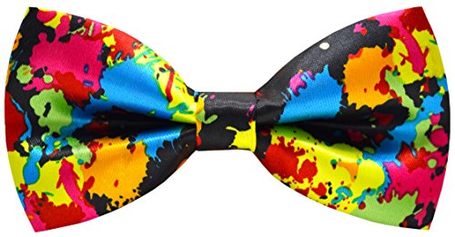 Carahere Mens Handmade Stylish Patterned Pre-Tied Bow Ties M126 (126-4)