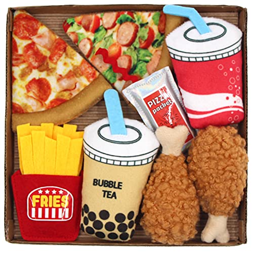 Jumpaws 8 Assortments Pack Natural Interactive Catnip Cat Toys Multi Food Toy Value Set, Crinkle Toys, Accessories for Indoor Cat, Kitten Toys