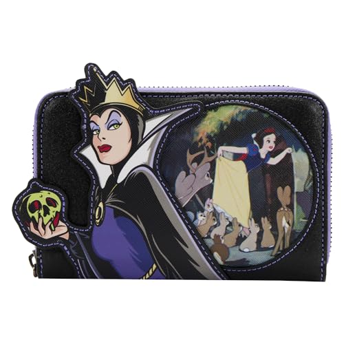 Loungefly DISNEY VILLAINS SCENE EVIL QUEEN ZIP AROUND WALLET