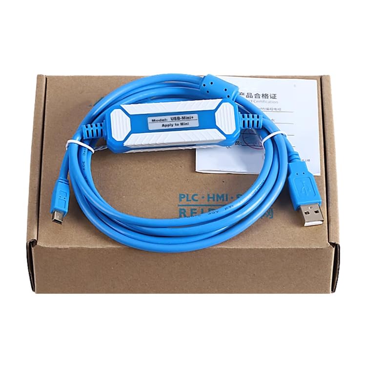 HONGKEYUAN for USB-Mini Programming Cable Touch Screen TK6070IP Universal Download Cable Gold-Plated Blue : 3m Cables