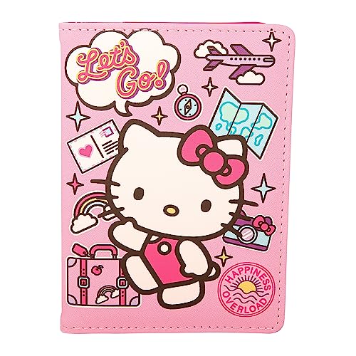 Hello Kitty Passport Holder Official License, Cute Passport Holder and Passport Cover, Sanrio Gifts