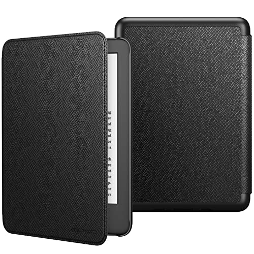 MoKo Case Fits 6' All-New Kindle (11th Generation-2022 Release), Lightweight Shell Cover with Auto Wake/Sleep for Kindle 2022 11th Gen e-Reader, Black