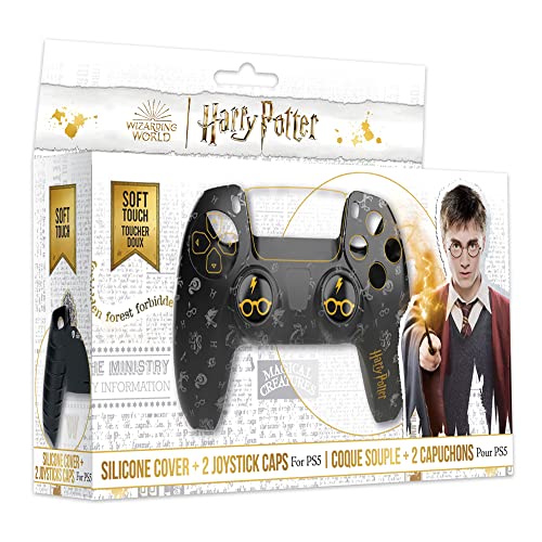 Freaks And Geeks Wizarding World Harry Potter 150032 Silicon Grip For Playstation 5 Controller, Black