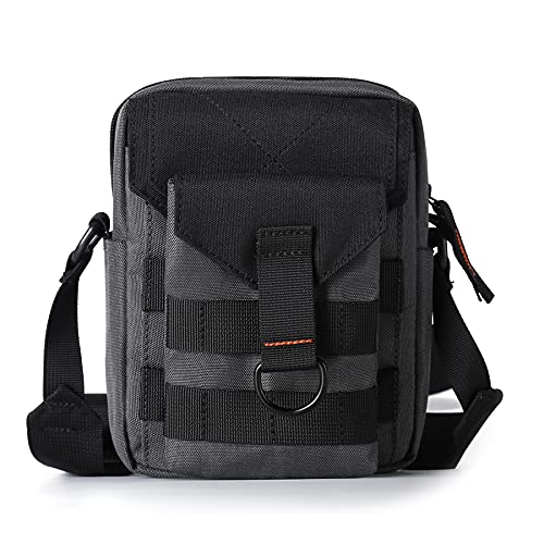 Small Crossbody Bag for Men,Mini Shoulder Bag Mini Messenger Bag for Cell Phone,Neck Pouch Bag Passport Wallet