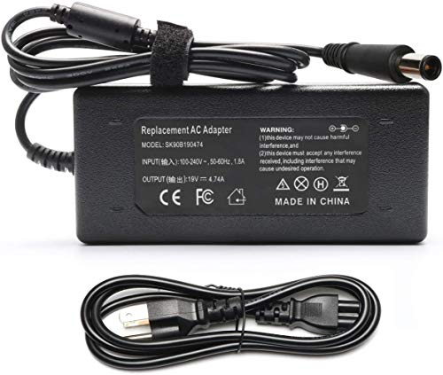 AC Adapter Charger for HP Pavilion 23-g010 23-Inch All-in-One, 18-5110 All-in-One PC; HP Pavilion 21-h010 21-Inch Touchsmart All-in-One; HP EliteBook 840 G1, J8U01UT#ABA, J8U02UT#ABA 