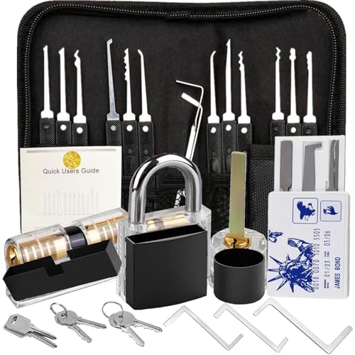 Padlock 30pcs Duty Padlocks Keyed Alike Set of 3 Lock Set Key Stainless Kit with Same Keyx1 Lock of 1-9/16'(40mm Pick ing) Wide Body 2-inch Long Shackle Padlocks