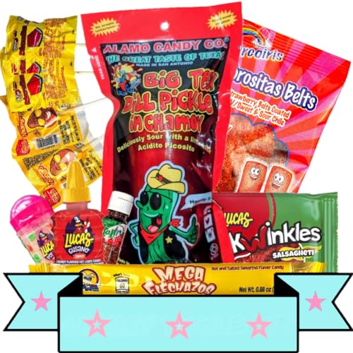 Chamoy Pickle Kit, Popular Mexican Candy, As Seen on Tik Tok Magnet 11 pc