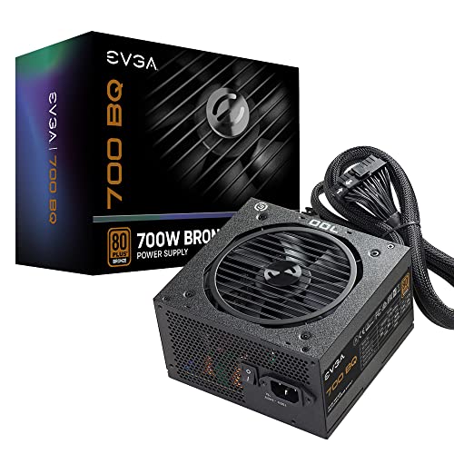 EVGA 700 BQ, 80+ Bronze 700W, Semi Modular, 5 Year Warranty, Power Supply 110-BQ-0700-V1
