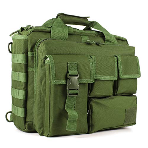 GES Tactical Briefcase, 15.6' Men's Messenger Bag Military Briefcase for Men