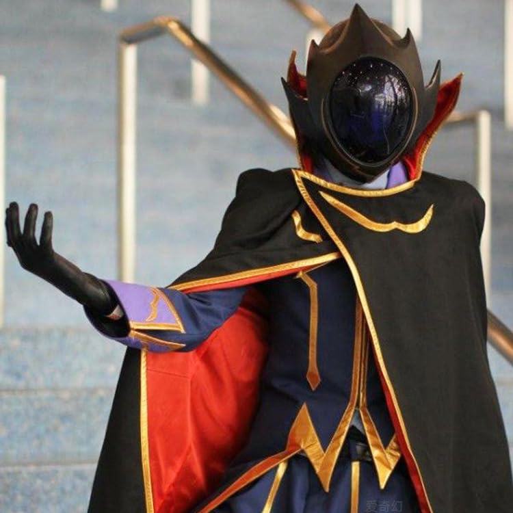 Lelouch Lamperouge/Lelouch Vie Britannia Cosplay Costume Perfect Gifts For Cos Fans (Costume+Helmet+Wig, Customized)