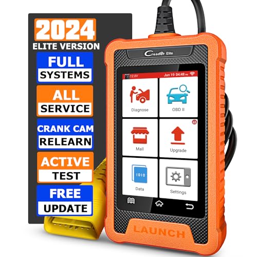 2024 LAUNCH X431 Elite Fit for GM Bi-Directional Scanner, All Resets Full System Diagnostic Scan Tool, Battery Register, Full OBD2 Code Reader for Buick/Chevrolet/Cadillac/GMC, Lifetime Free Update