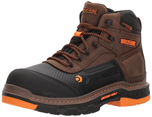 Wolverine Men's Overpass WP CT MID Work Boot, Summer Brown, 13
