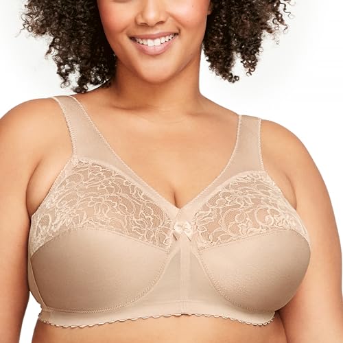 Full Figure Plus Size MagicLift Original Support Bra Wirefree #1000 Blush