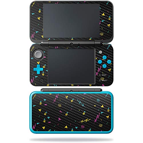 MightySkins Carbon Fiber Skin for Nintendo New 2DS XL - Magic Pineapple | Protective, Durable Textured Carbon Fiber Finish | Easy to Apply, Remove, and Change Styles | Made in The USA