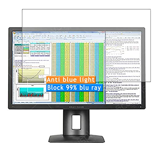 Vaxson 2-Pack Anti Blue Light Screen Protector, compatible with HP Z27q J3G14A8#ABA 27' Monitor TPU Film Protectors Sticker [ Not Tempered Glass ]
