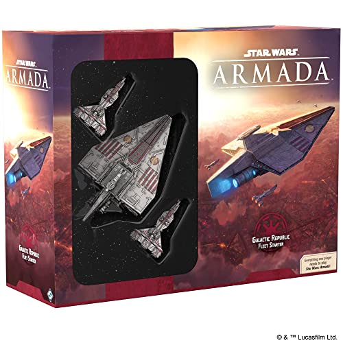Star Wars Armada Galactic Republic Fleet Starter EXPANSION | Miniatures Battle / Strategy Game for Adults and Teens | Ages 14+ | 2 Players | Avg. Playtime 2 Hours | Made by Fantasy Flight Games