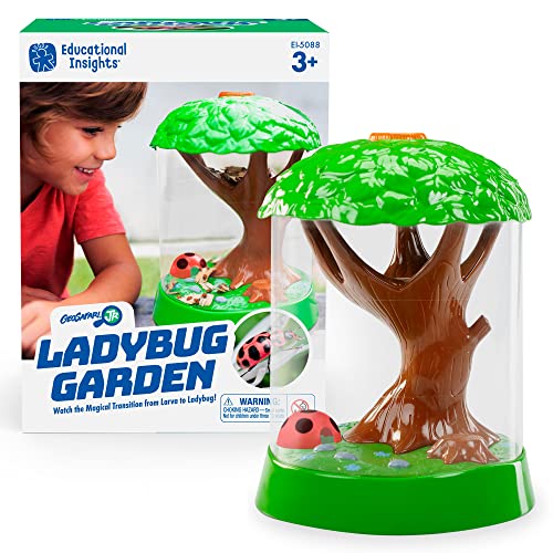 Educational Insights GeoSafari Jr. Ladybug Garden: Kids Outdoor Toys for Kids Ages 3+, Bug Catcher for Kids