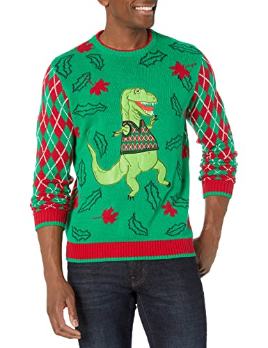 Blizzard Bay Men's Timmy Trex Sweater, Green, Medium