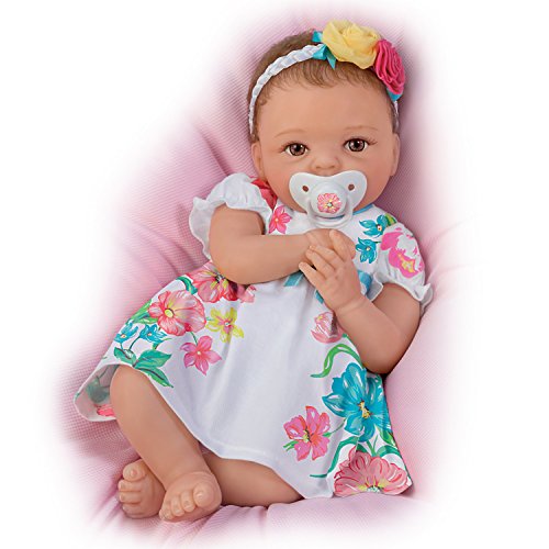 The Ashton - Drake Galleries TrueTouch Authentic Silicone Pretty and Petite Presley Lifelike Baby Doll