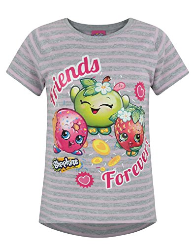 Official Shopkins Friends Forever Girl's T-Shirt (5-6 Years)