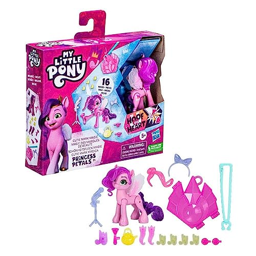 My Little Pony: Make Your Mark Cutie Magic Princess Pipp Petals - 3-Inch Hoof to Heart with Surprise Accessories, Age 5 and Up