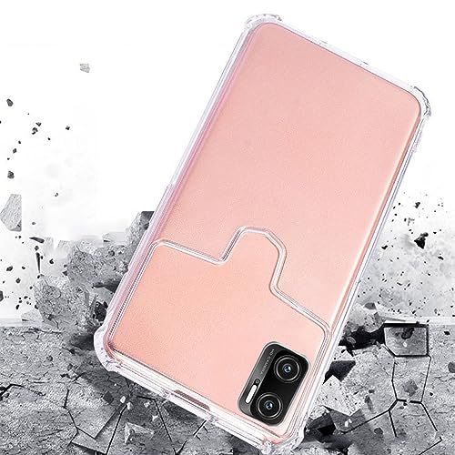 DAMONDY for Maxwest Nitro N62 Phone Case,Crystal Clear Shockproof Bumper Protective Cell Phone Back Cover with Flexible TPU Transparent Slim Skin Shell Hybrid Design for Maxwest Nitro N62