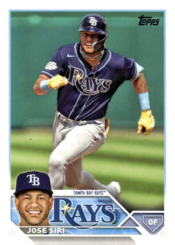 2023 Topps Update Series #US78 Jose Siri NM-MT Tampa Bay Rays Baseball Trading Card MLB