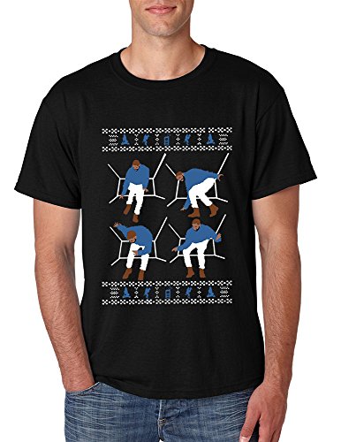 ALLNTRENDS Men's T Shirt 4 1-800 Hotline Bling Ugly Xmas Sweater (L, Black)