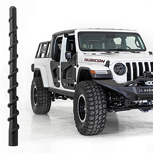 Short Antenna for 2007-2024 Jeep Wrangler Gladiator JK JL JT JKU JLU Sahara Rubicon Sport 4xe Willys Mojave, 7 Inch Jeep Replacement Antenna Jeep Wrangler Gladiator Accessories