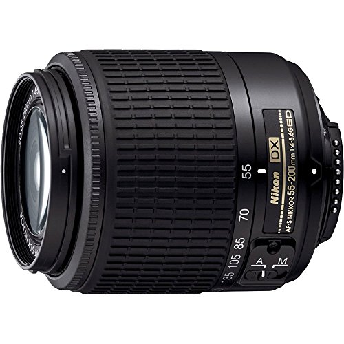 Nikon 55-200mm f4-5.6G ED AF-S DX Nikkor Zoom Lens (Renewed)
