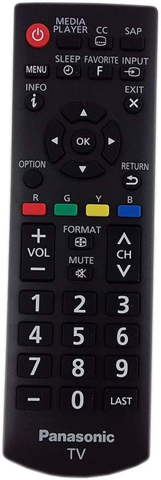 New Factory Original Panasonic N2QAYB000820 Viera TV Remote Control/Compatible Edition for Many Panasonic Remote Controls
